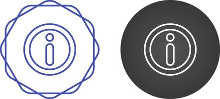 icône de vecteur d'informations
