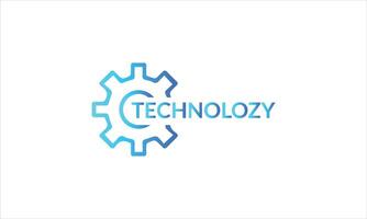 vecteur de logo de technologie