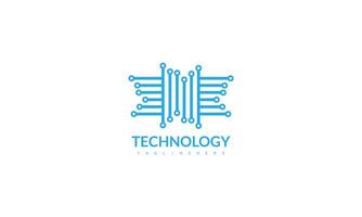 modèle de conception de logo de technologie mondiale vecteur