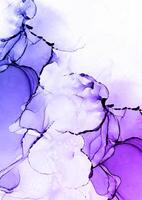 main peint violet de l'alcool encre Contexte conception vecteur