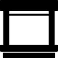 chargement Dock glyphe icône vecteur
