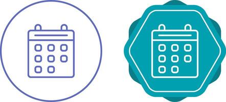 icône de vecteur de calendrier