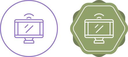 icône de vecteur de moniteur