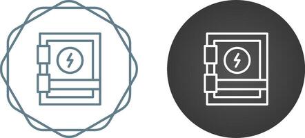 icône de vecteur de panneau électrique