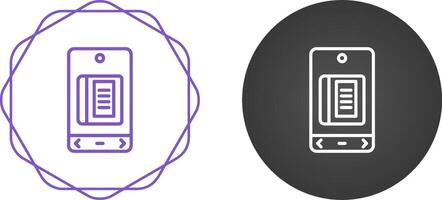 icône de vecteur de livre électronique
