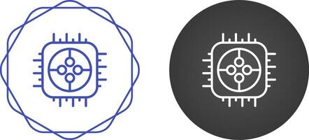 icône de vecteur de processeur