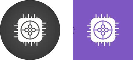 icône de vecteur de processeur