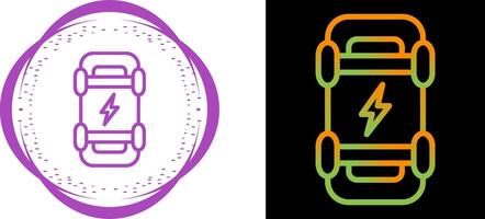 électrique planche à roulette vecteur icône