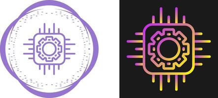icône de vecteur de processeur