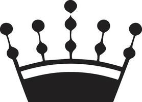 couronne logo dans moderne minimal style vecteur