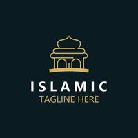 islamique mosquée logo conception, modèle islamique, islamique journée Ramadan vecteur Créatif idée