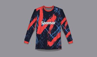 des sports chemise conception prêt à impression Football chemise pour sublimation vecteur