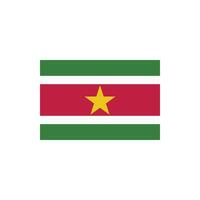 suriname drapeau icône vecteur