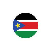 Sud Soudan drapeau icône vecteur