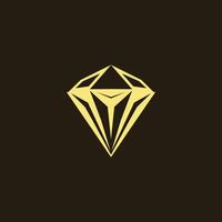 ai généré diamant logo conception élégant diamant Succès entreprise icône vecteur