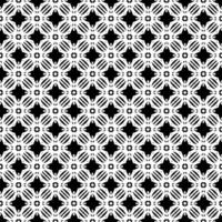 motif abstrait sans couture noir et blanc. arrière-plan et toile de fond. conception ornementale en niveaux de gris. vecteur