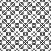 motif abstrait sans couture noir et blanc. arrière-plan et toile de fond. conception ornementale en niveaux de gris. vecteur