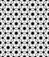 motif abstrait sans couture noir et blanc. arrière-plan et toile de fond. conception ornementale en niveaux de gris. vecteur