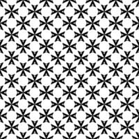 motif abstrait sans couture noir et blanc. arrière-plan et toile de fond. conception ornementale en niveaux de gris. vecteur