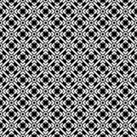 motif abstrait sans couture noir et blanc. arrière-plan et toile de fond. conception ornementale en niveaux de gris. vecteur