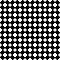 motif abstrait sans couture noir et blanc. arrière-plan et toile de fond. conception ornementale en niveaux de gris. vecteur