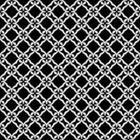 motif abstrait sans couture noir et blanc. arrière-plan et toile de fond. conception ornementale en niveaux de gris. vecteur