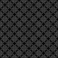 motif abstrait sans couture noir et blanc. arrière-plan et toile de fond. conception ornementale en niveaux de gris. vecteur