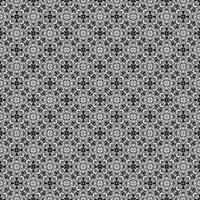 motif abstrait sans couture noir et blanc. arrière-plan et toile de fond. conception ornementale en niveaux de gris. vecteur