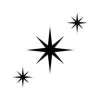 Nord étoile icône vecteur conception modèle dans blanc Contexte
