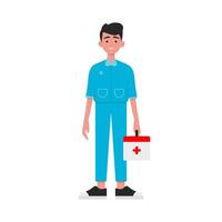 illustration de infirmière vecteur