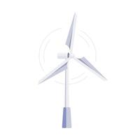 vent turbine, vent moulin, pouvoir. vert énergie. nettoyer énergie. enregistrer planète. vecteur illustration