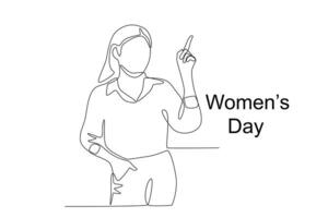 journée internationale de la femme vecteur
