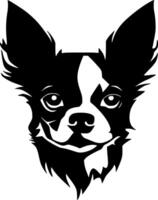 chihuahua - minimaliste et plat logo - vecteur illustration