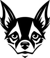 chihuahua - minimaliste et plat logo - vecteur illustration