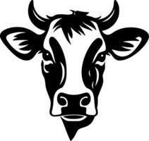 vache, noir et blanc vecteur illustration