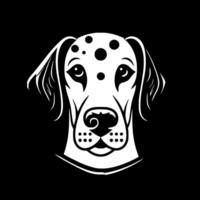 dalmatien, noir et blanc vecteur illustration