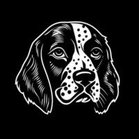 chien - minimaliste et plat logo - vecteur illustration