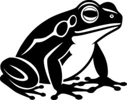 grenouille, noir et blanc vecteur illustration