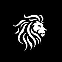 Lion - minimaliste et plat logo - vecteur illustration