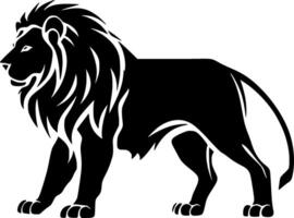 lion, minimaliste et Facile silhouette - vecteur illustration