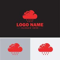 nuage logo icône vecteur art graphique pour affaires marque app icône ciel nuage logo modèle