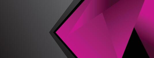 noir et violet abstrait bannière conception vecteur