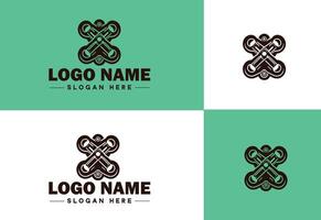chaîne icône logo vecteur art graphique pour affaires marque app icône chaîne logo modèle