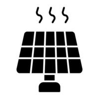 solaire panneau icône dans unique conception vecteur