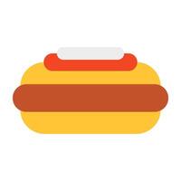 une unique conception icône de cheeseburger vecteur