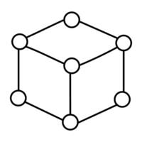 moderne conception icône de hexagonal structure vecteur