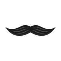 icône de moustache de père vecteur