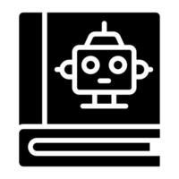 branché conception icône de robotique éducation vecteur