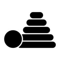 un icône conception de pile de des tas vecteur