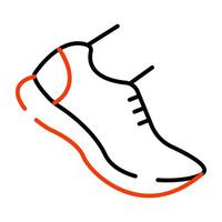 un modifiable conception icône de chaussure vecteur